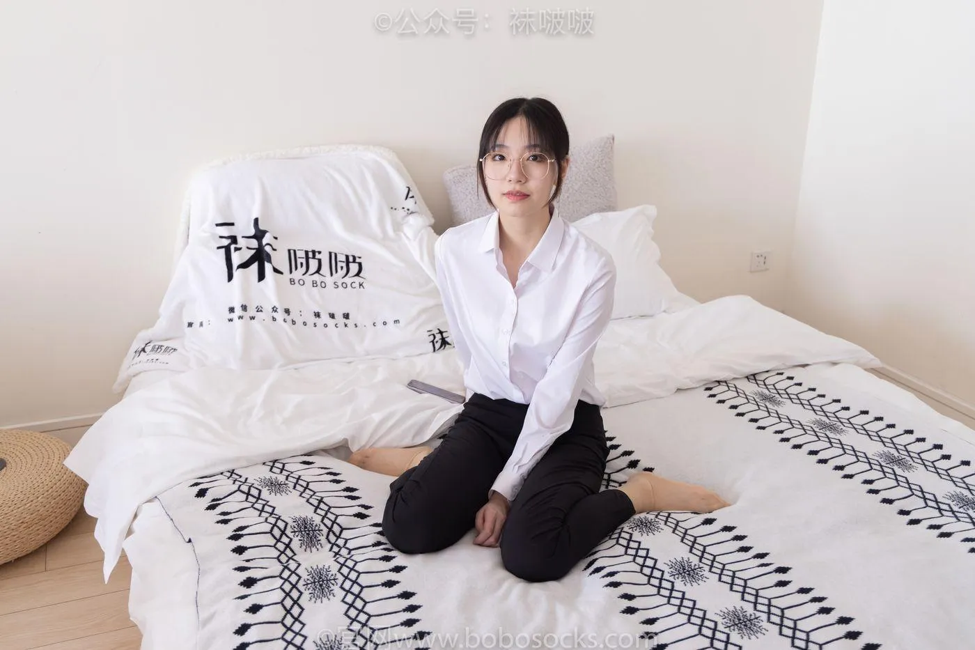 [BoBoSocks袜啵啵]NO.085 小甜豆-平底鞋、短灰丝、短肉丝 [140P]插图7